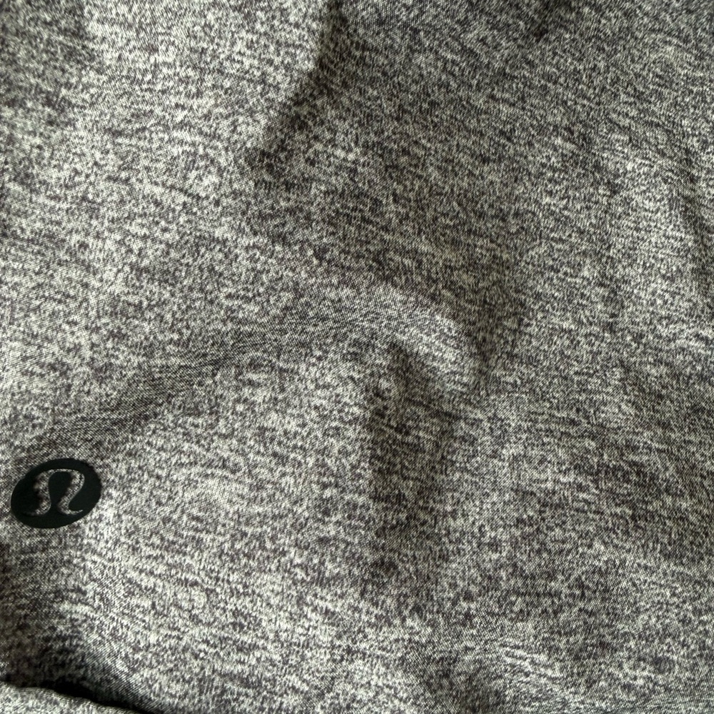 Gray Lululemon Cuffed Drawstring Shorts - Picture 3 of 3